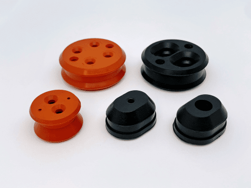Red and Black Grommets